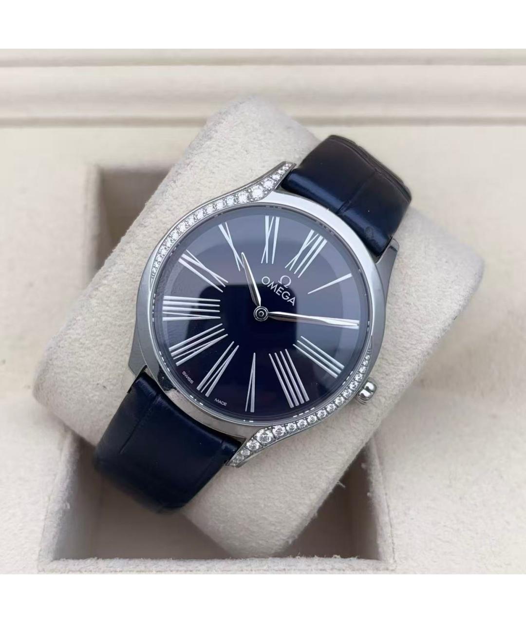 OMEGA Серебряные часы, фото 4
