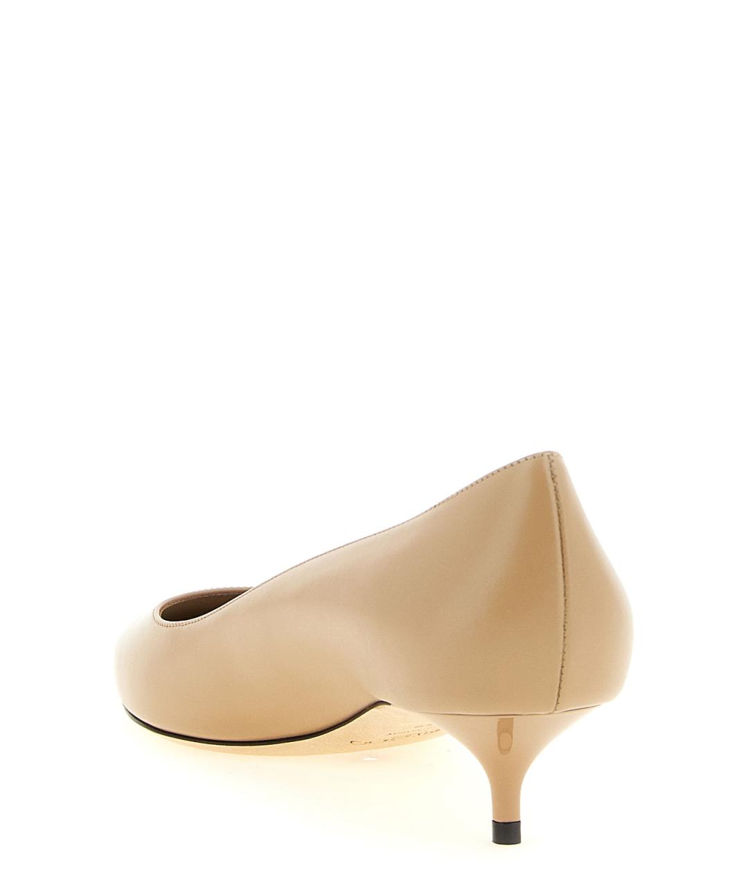 JIMMY CHOO Бежевые кожаные туфли, фото 3
