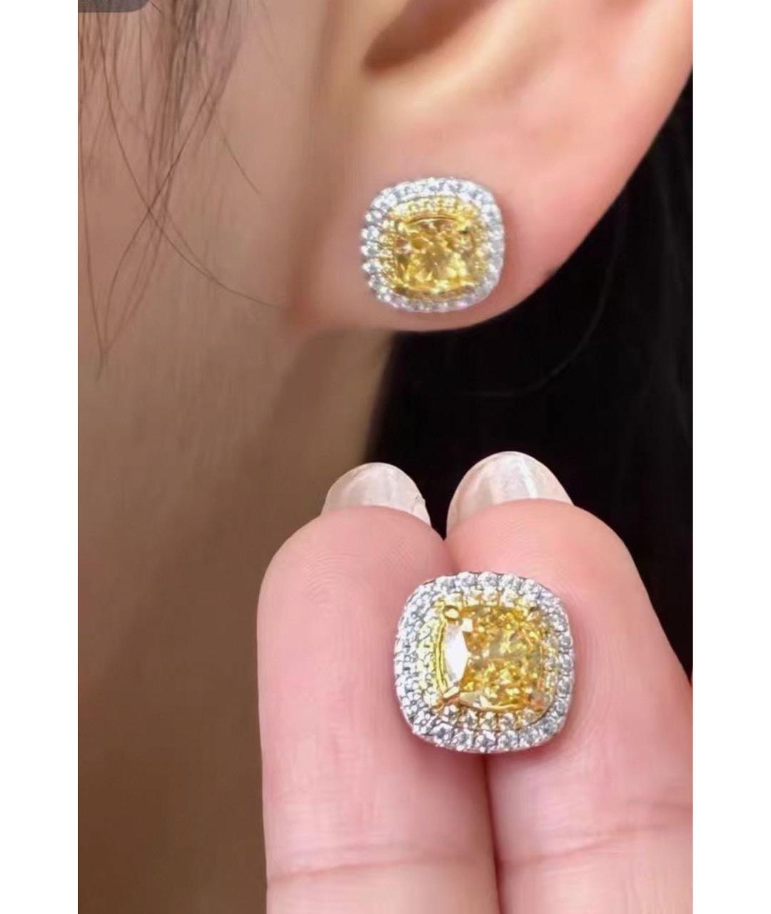 TIFFANY&CO Серебряные платиновые серьги, фото 2