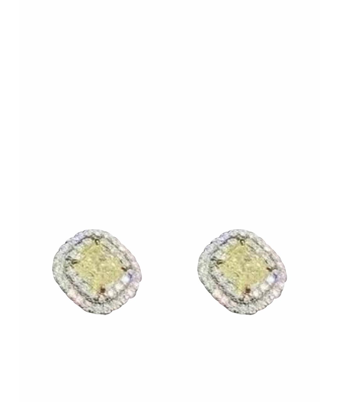 TIFFANY&CO Серебряные платиновые серьги, фото 1