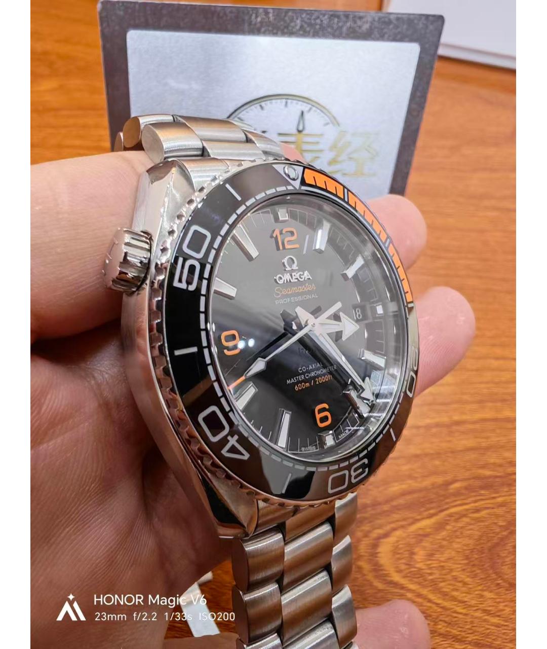 OMEGA Серебряные часы, фото 3
