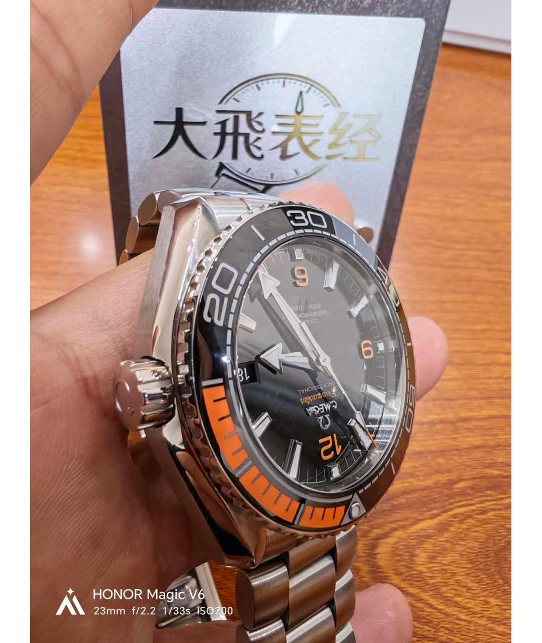 OMEGA Серебряные часы, фото 4