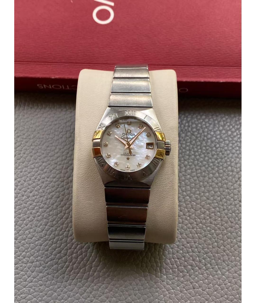 OMEGA Серебряные часы, фото 3
