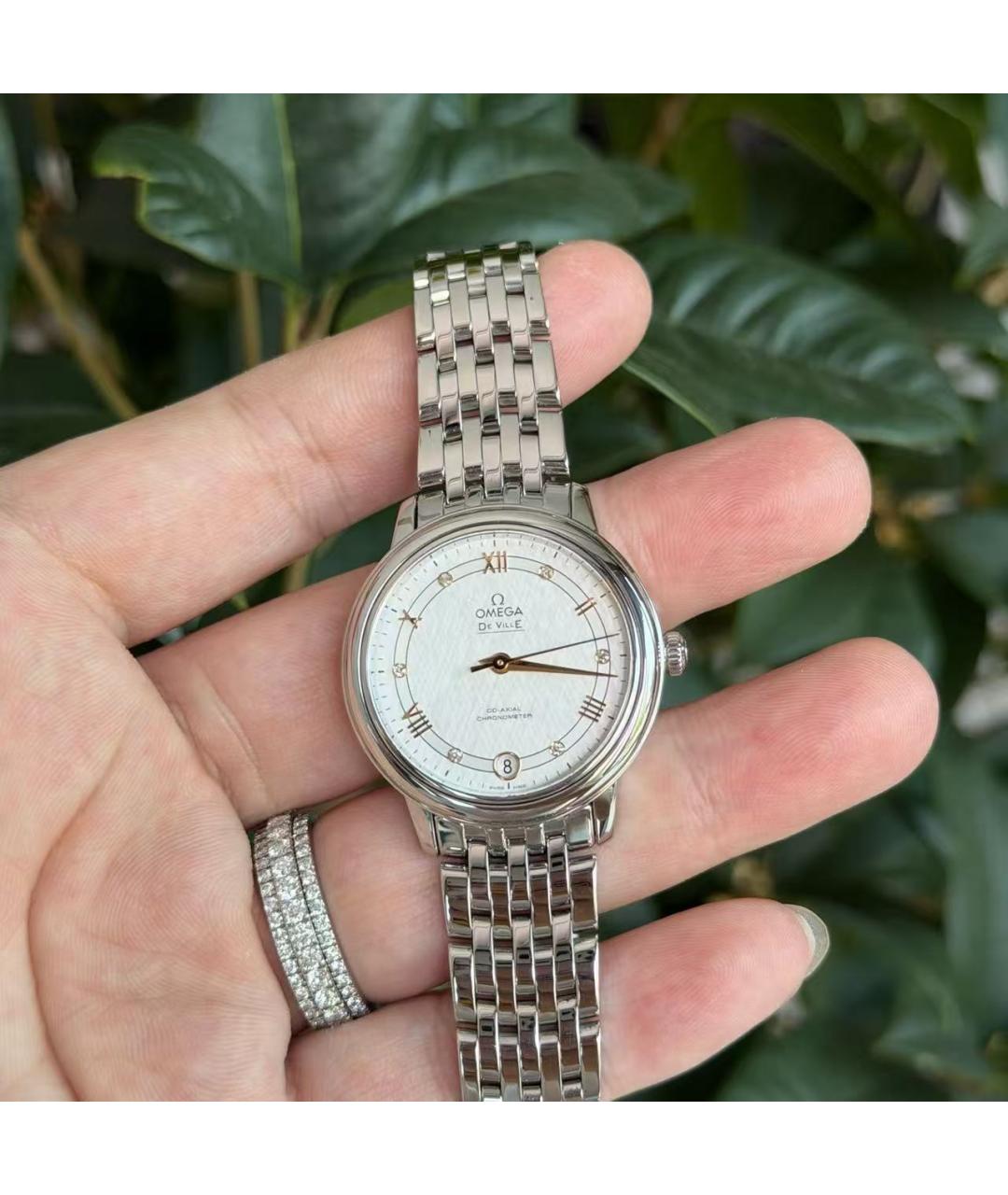 OMEGA Серебряные часы, фото 2