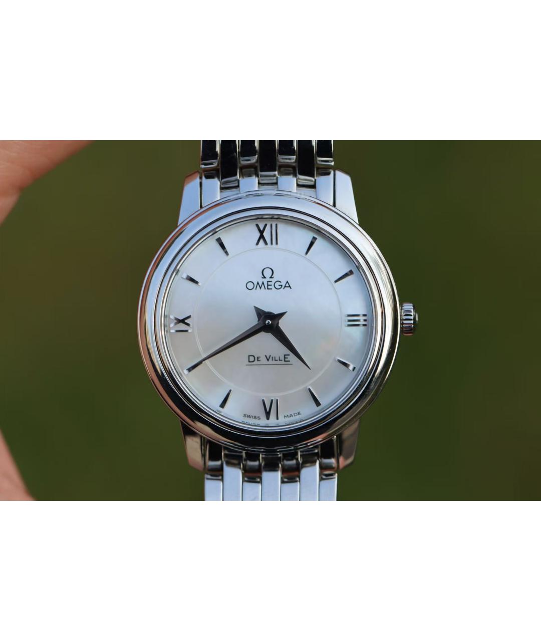 OMEGA Серебряные часы, фото 2