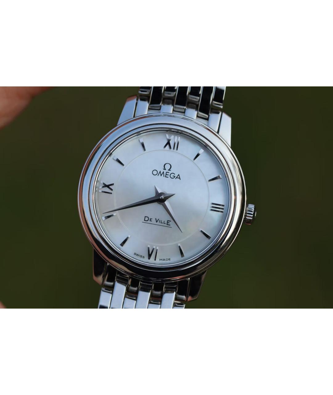OMEGA Серебряные часы, фото 3