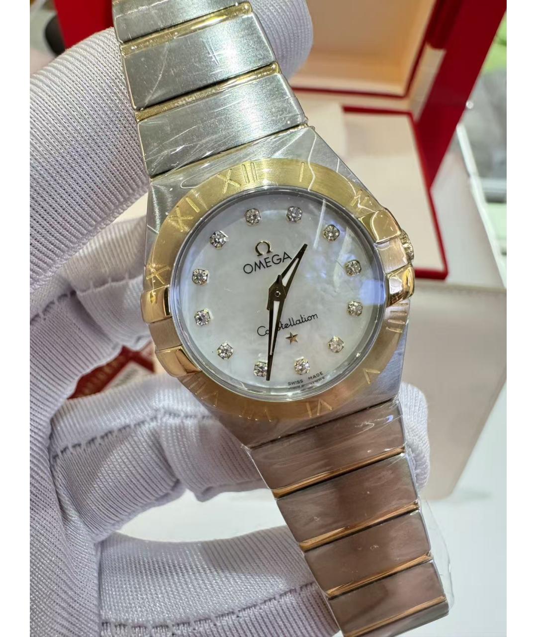OMEGA Серебряные часы, фото 3