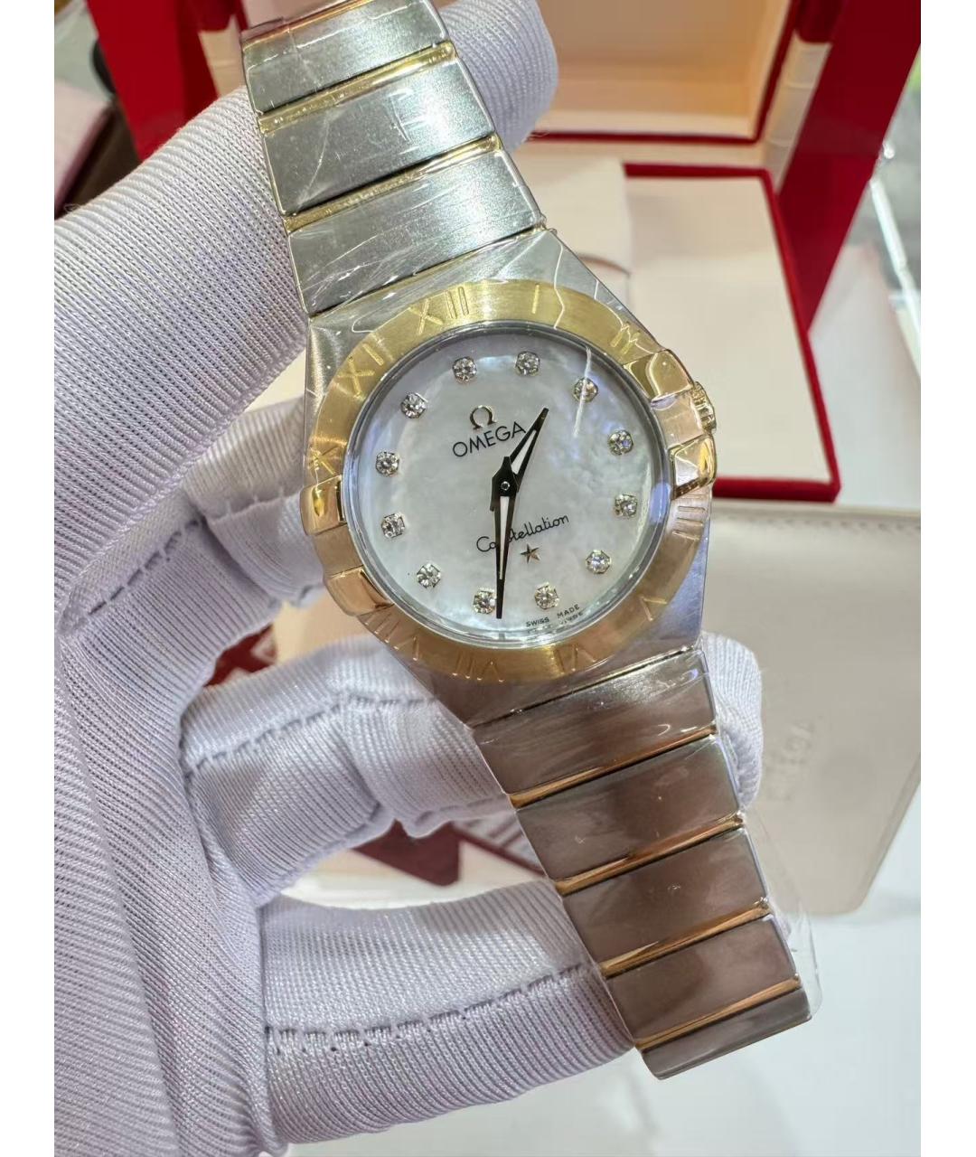 OMEGA Серебряные часы, фото 2