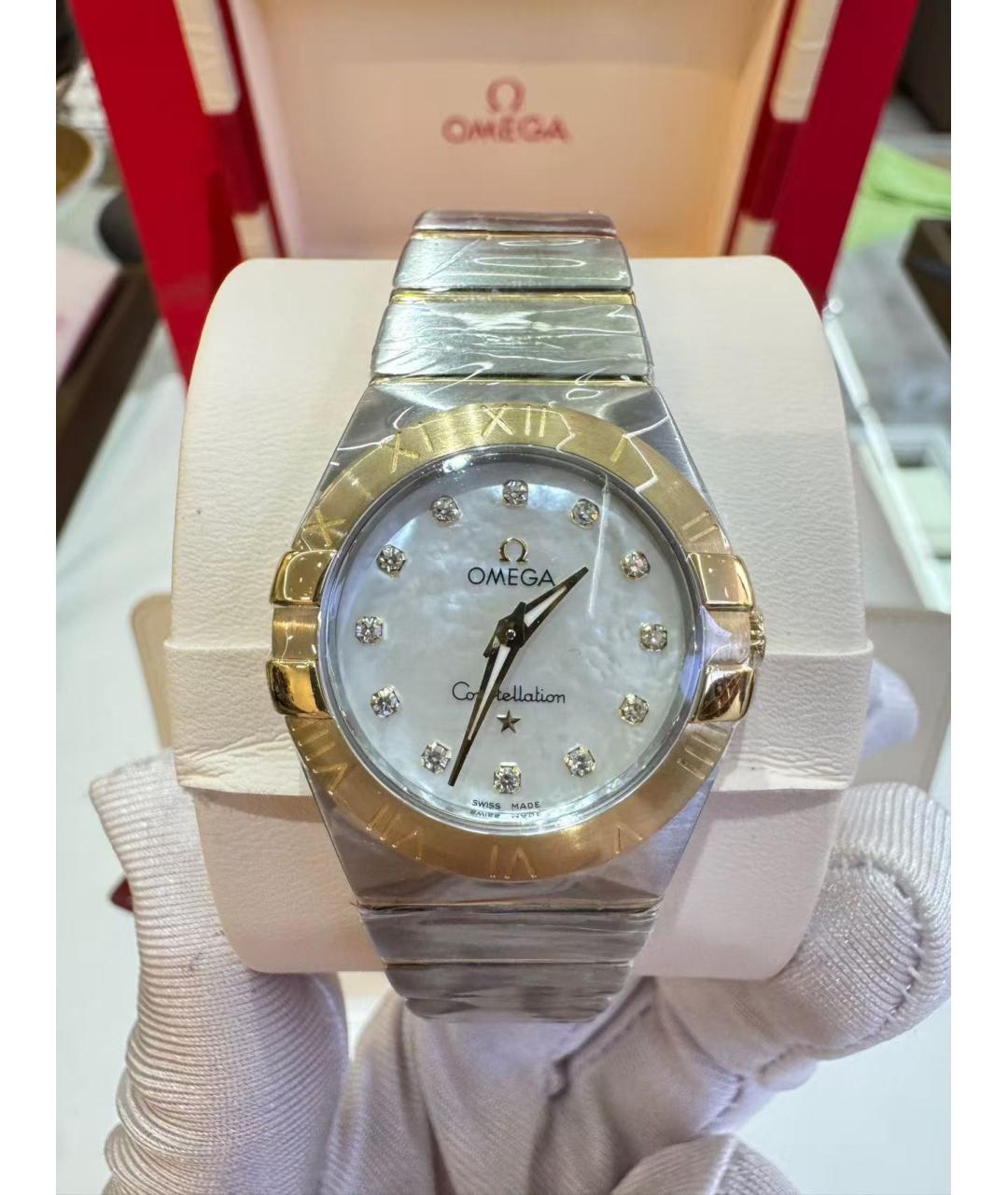 OMEGA Серебряные часы, фото 2