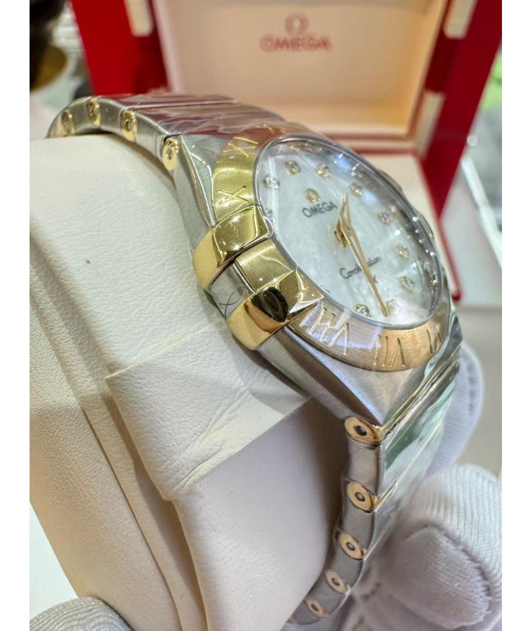 OMEGA Серебряные часы, фото 3