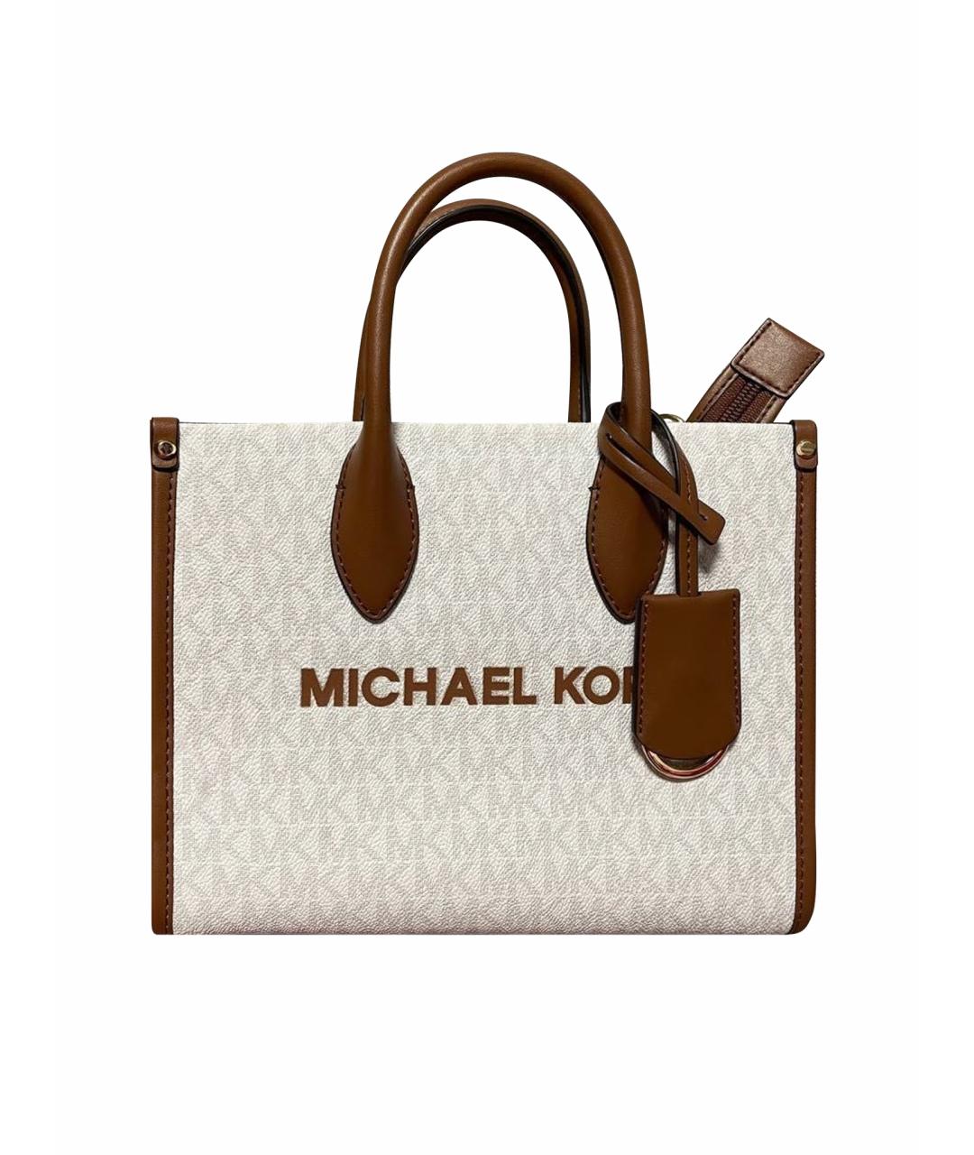 MICHAEL KORS Коричневая сумка с короткими ручками, фото 1