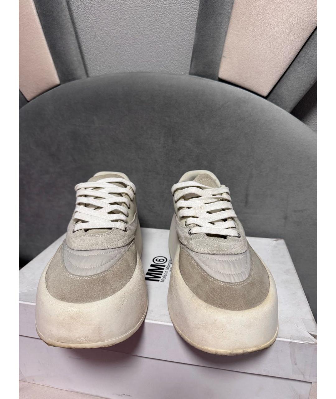 MM6 MAISON MARGIELA Замшевые кеды, фото 4
