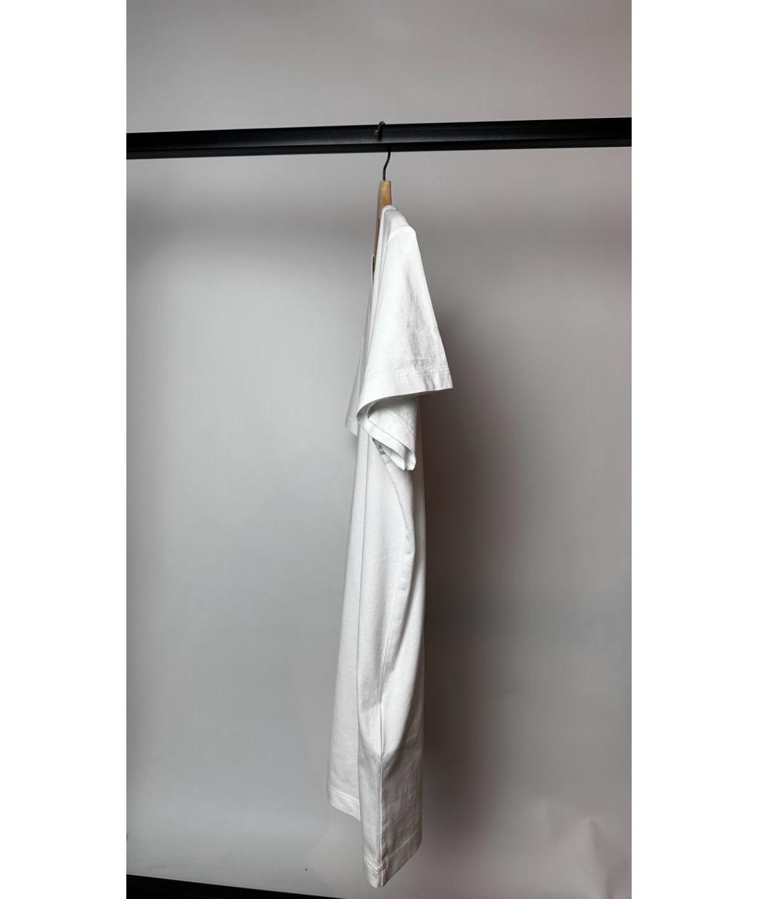MAISON MARGIELA Белая хлопковая футболка, фото 5