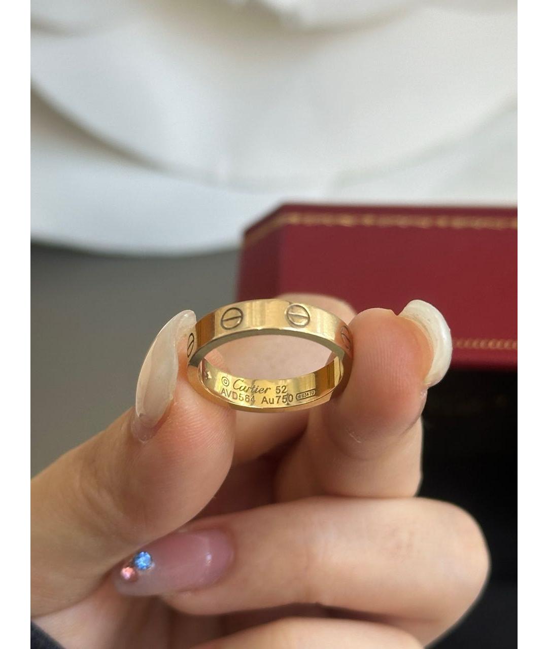 CARTIER Золотое кольцо из розового золота, фото 2