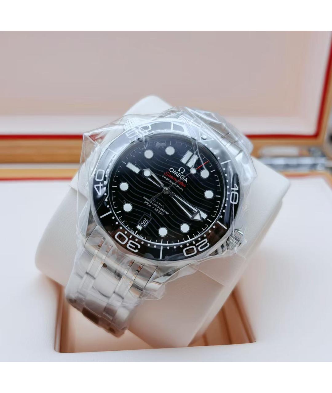 OMEGA Серебряные часы, фото 5
