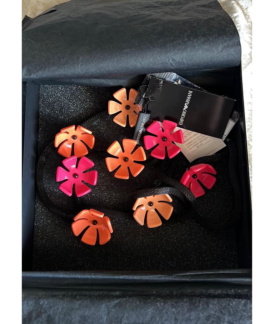 EMPORIO ARMANI Мульти пластиковое колье, фото 2