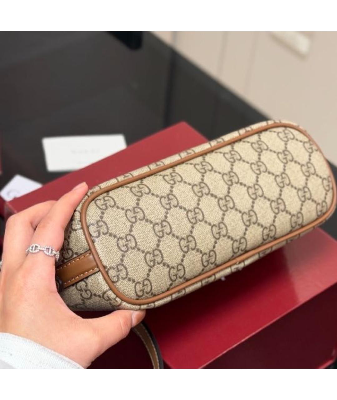 GUCCI Коричневая сумка через плечо, фото 8