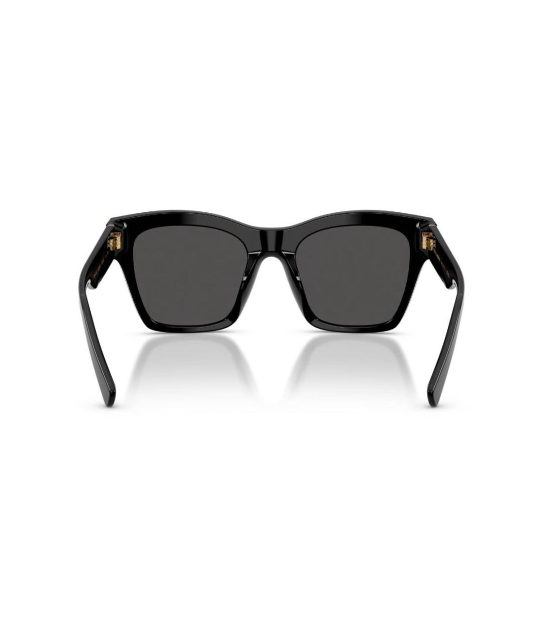 DOLCE&GABBANA Черные пластиковые солнцезащитные очки, фото 3