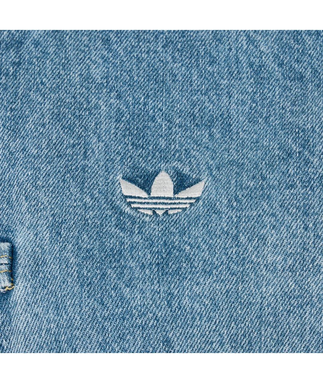 ADIDAS Синяя хлопковая куртка, фото 5