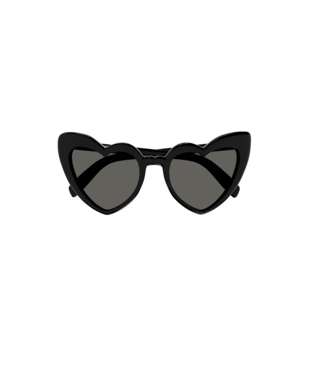 SAINT LAURENT Черные пластиковые солнцезащитные очки, фото 1