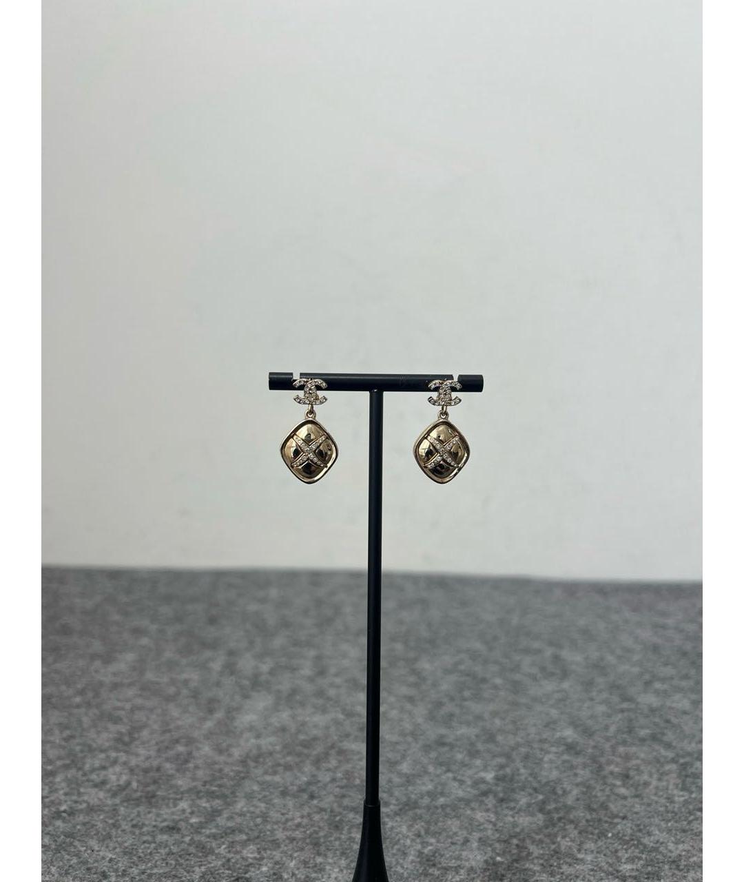 CHANEL Золотые серьги, фото 7