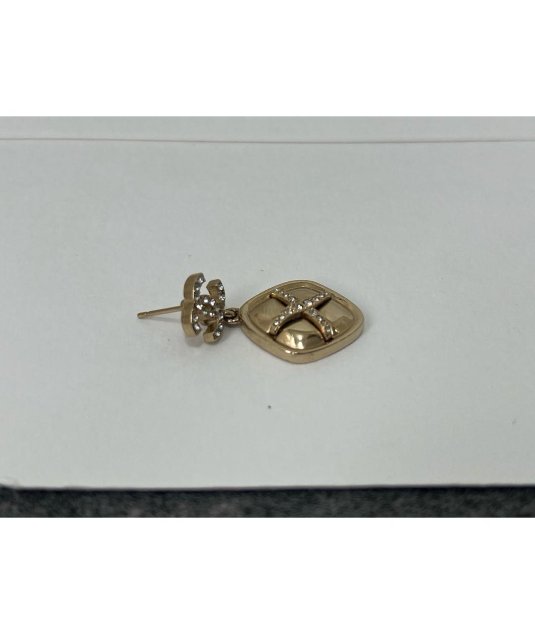 CHANEL Золотые серьги, фото 5