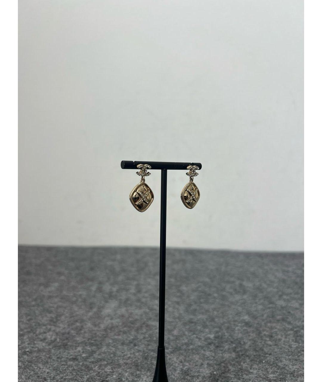 CHANEL Золотые серьги, фото 3