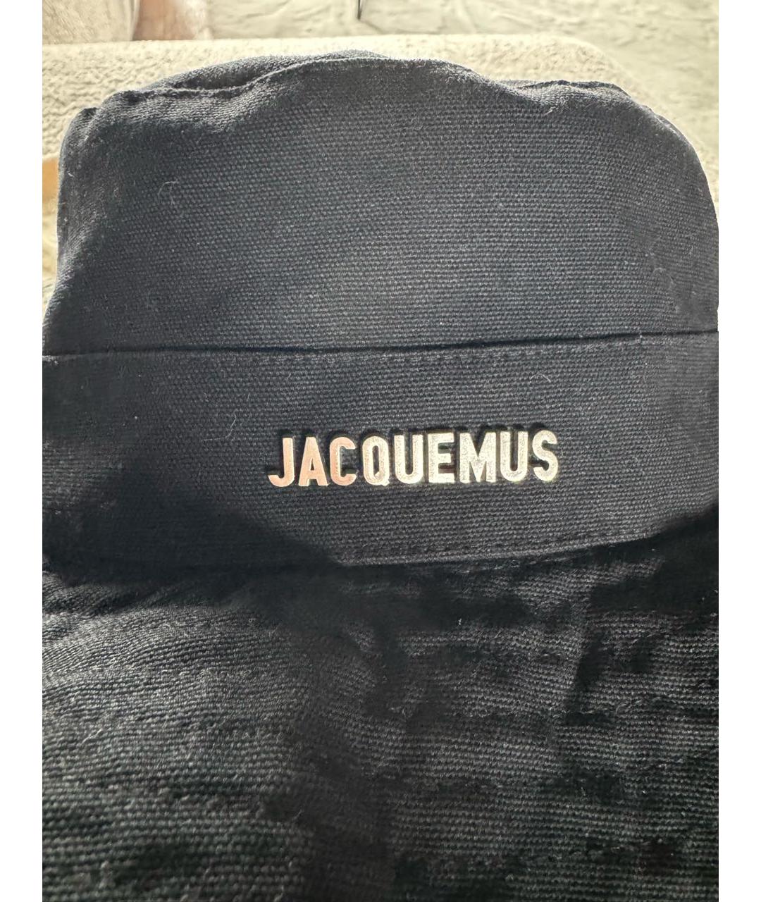 JACQUEMUS Черная хлопковая панама, фото 7