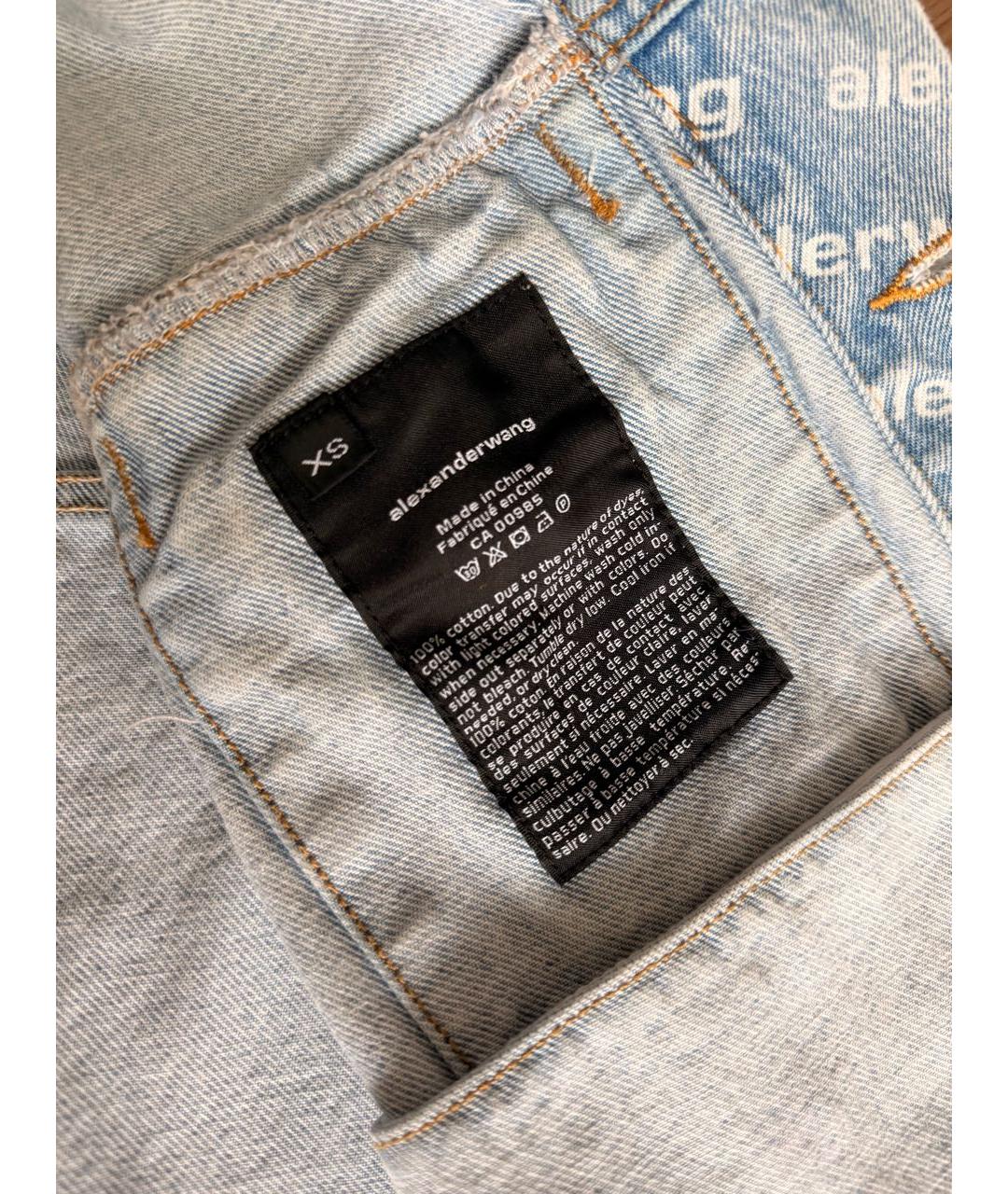 ALEXANDER WANG Голубая деним куртка, фото 4