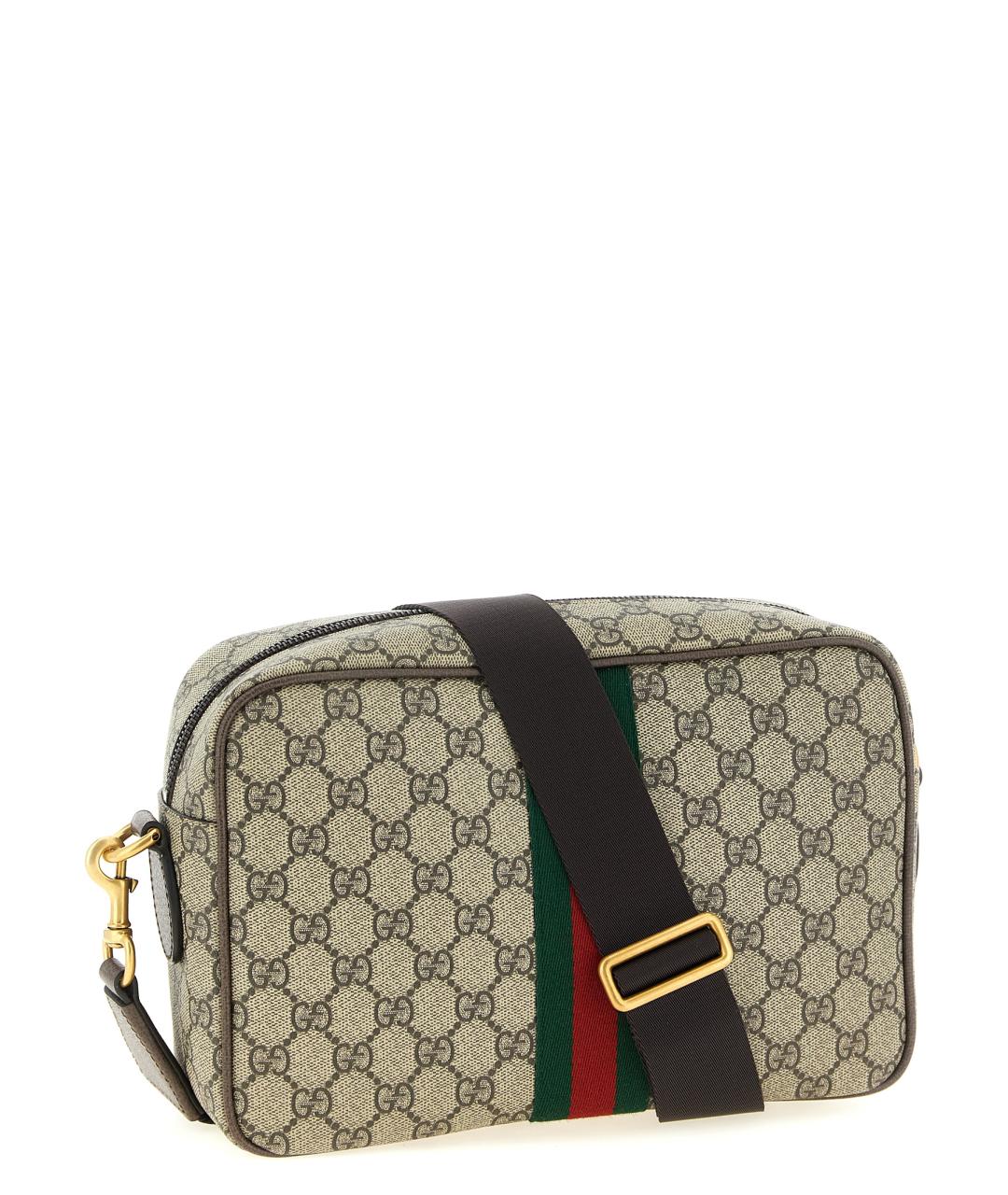 GUCCI Бежевая синтетическая сумка на плечо, фото 2