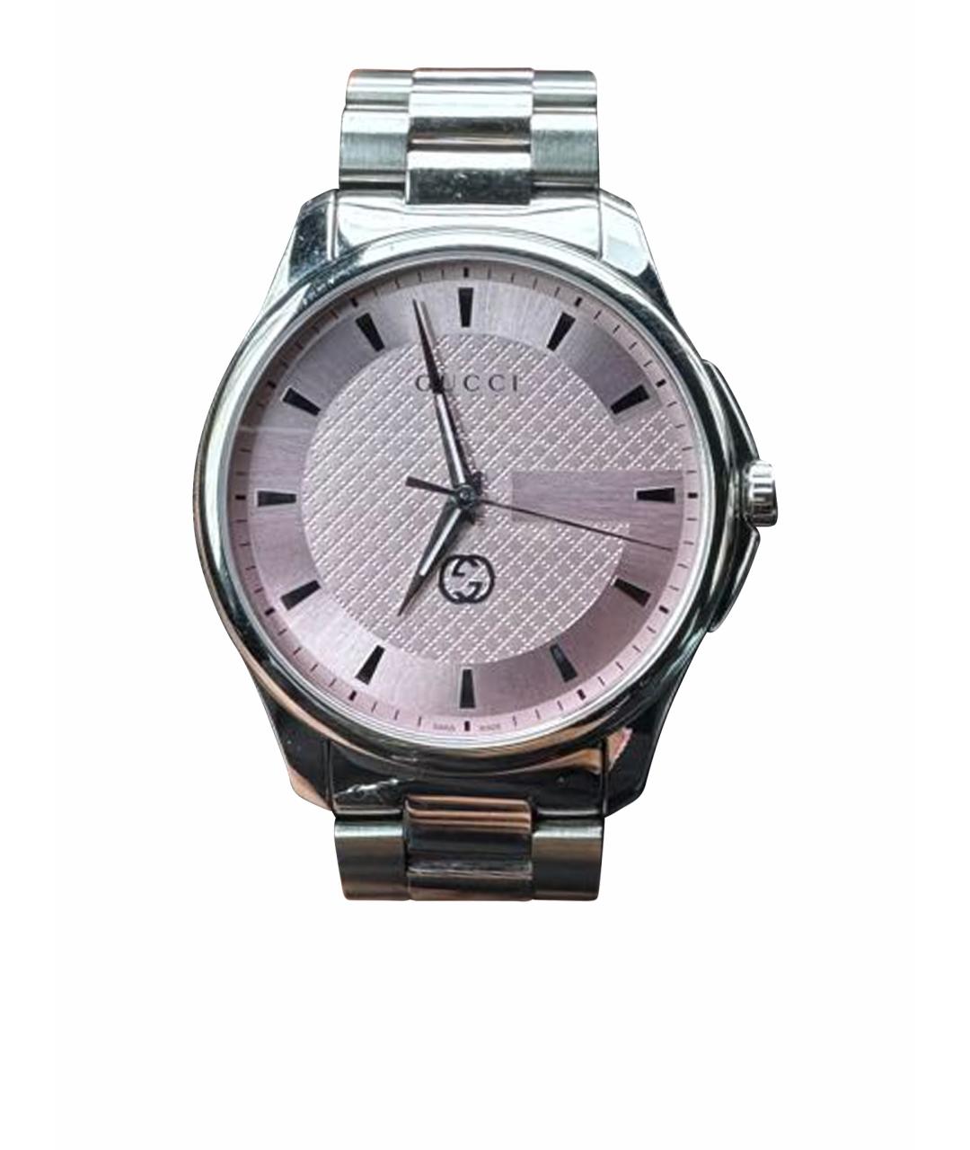 GUCCI Серебряные часы, фото 1