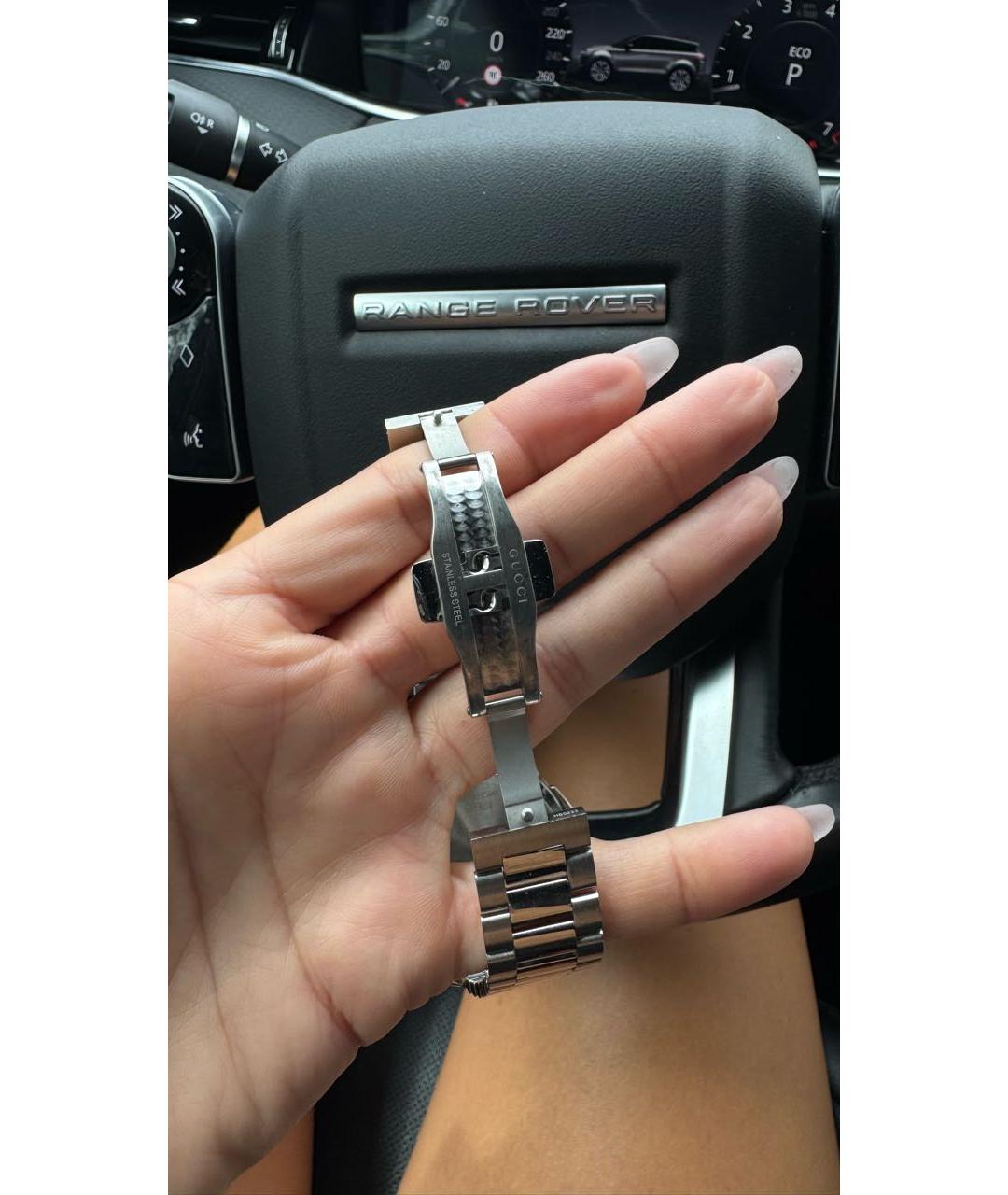 GUCCI Серебряные часы, фото 3
