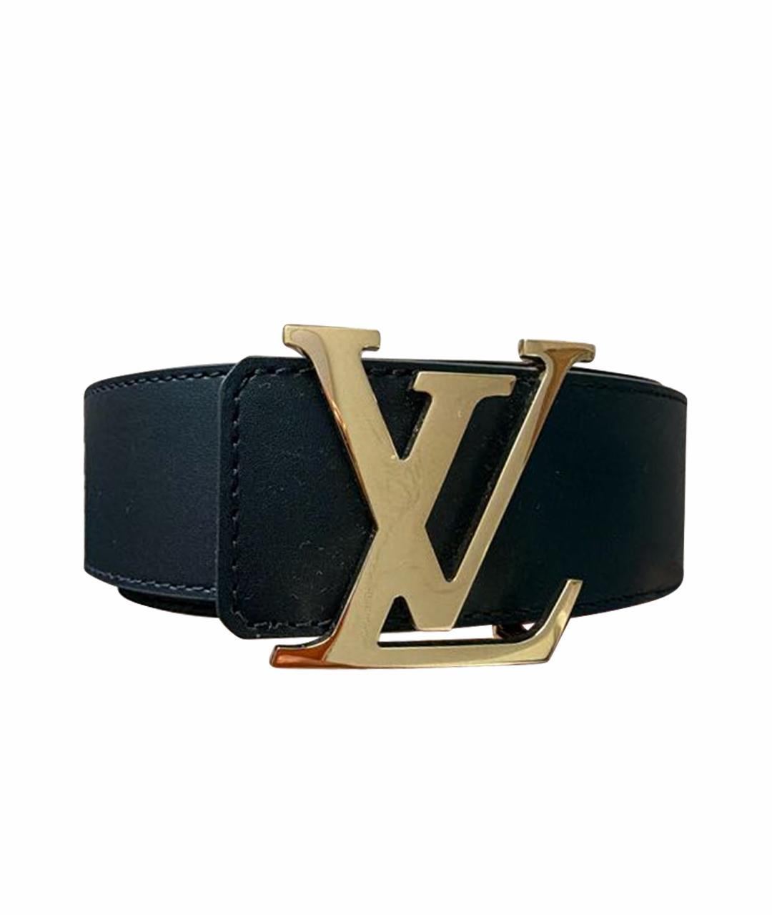 LOUIS VUITTON Коричневый кожаный ремень, фото 1