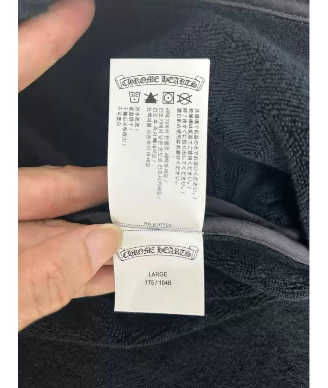 CHROME HEARTS Черная кэжуал рубашка, фото 3