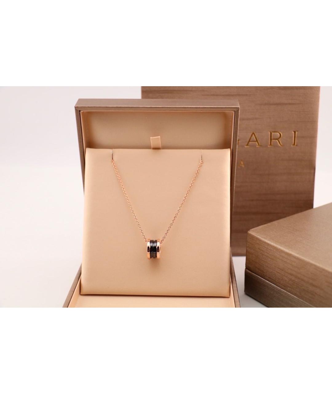 BVLGARI Золотое колье из розового золота, фото 2