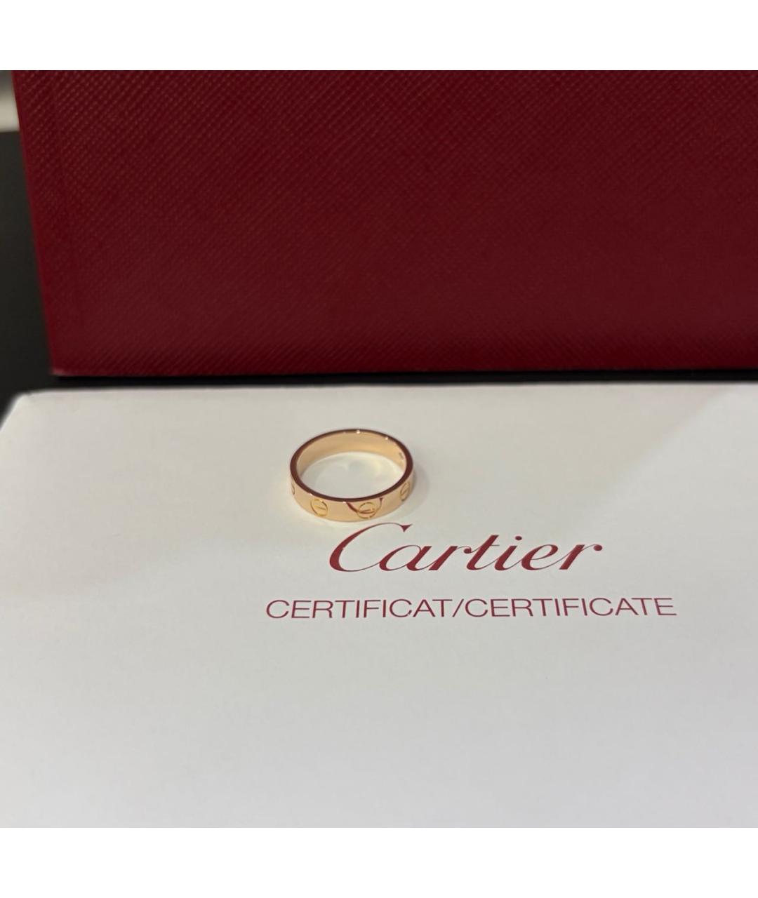 CARTIER Золотое кольцо из розового золота, фото 4