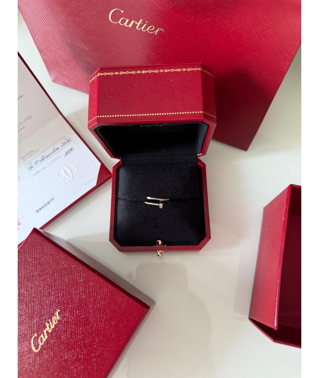 CARTIER Серебряное кольцо из белого золота, фото 2