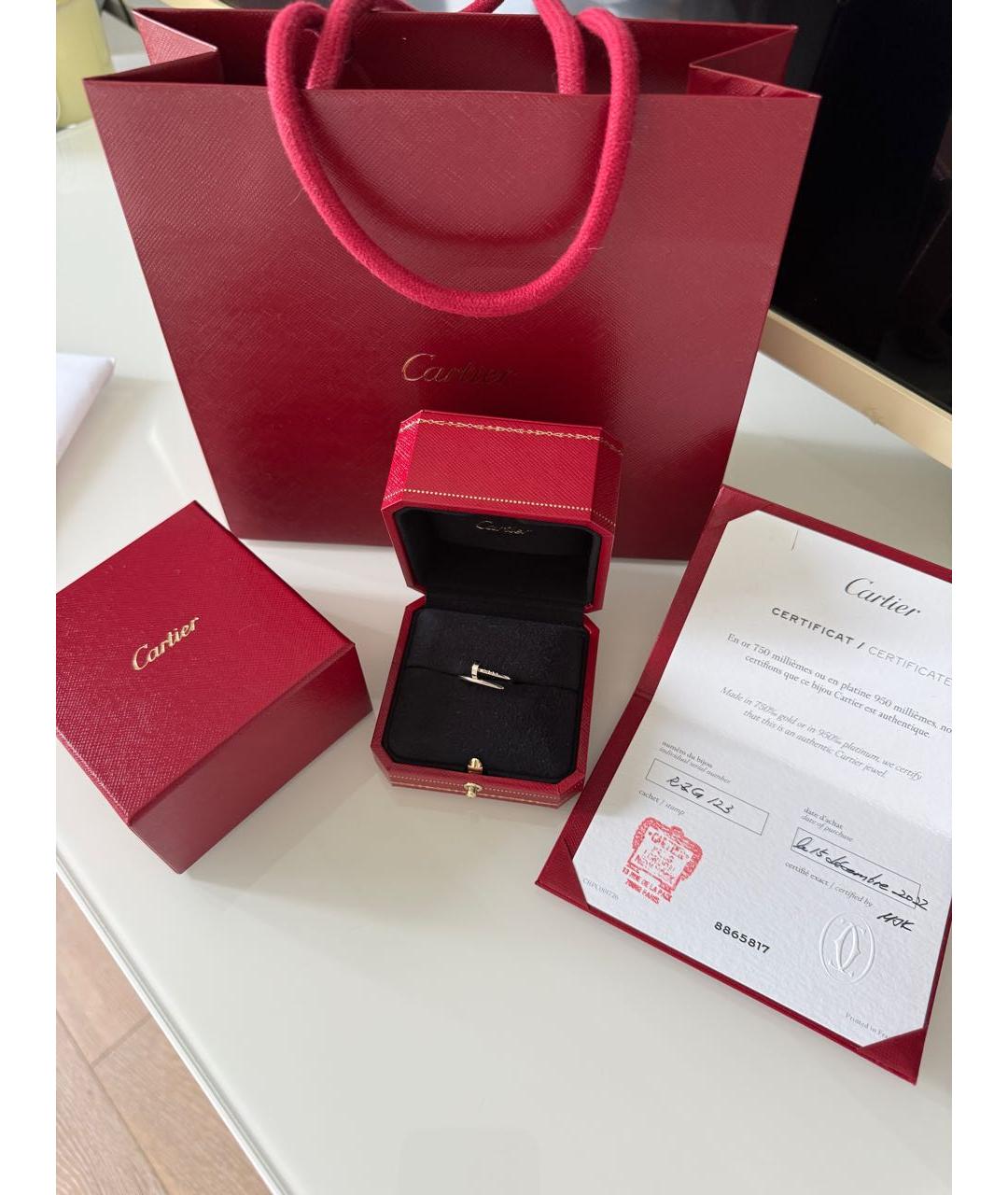 CARTIER Серебряное кольцо из белого золота, фото 3
