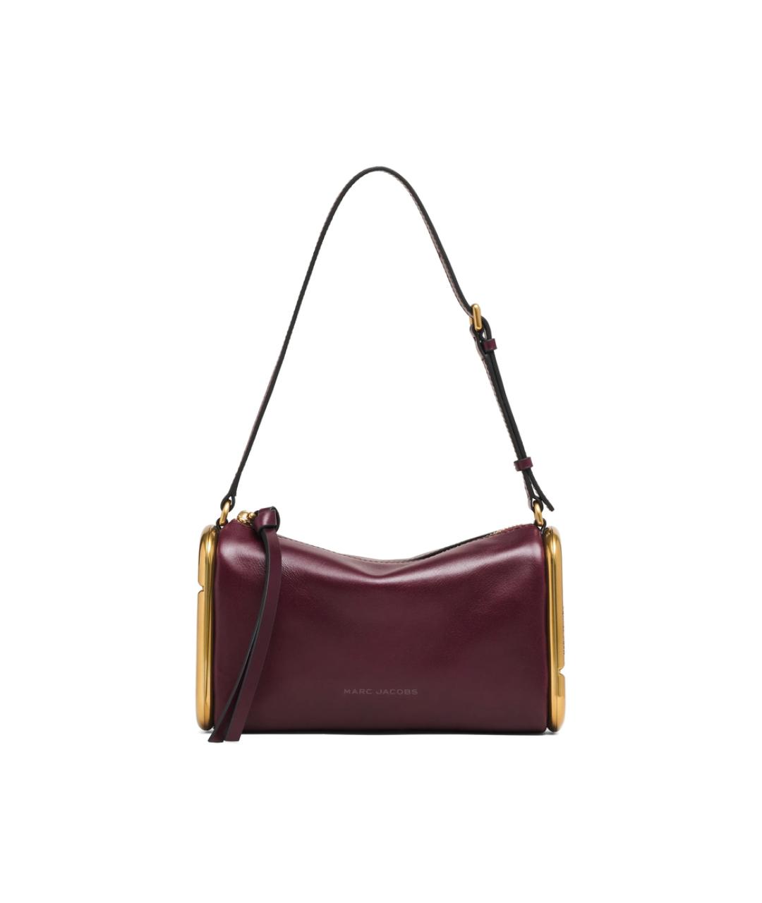 MARC JACOBS Бордовая кожаная сумка через плечо, фото 1