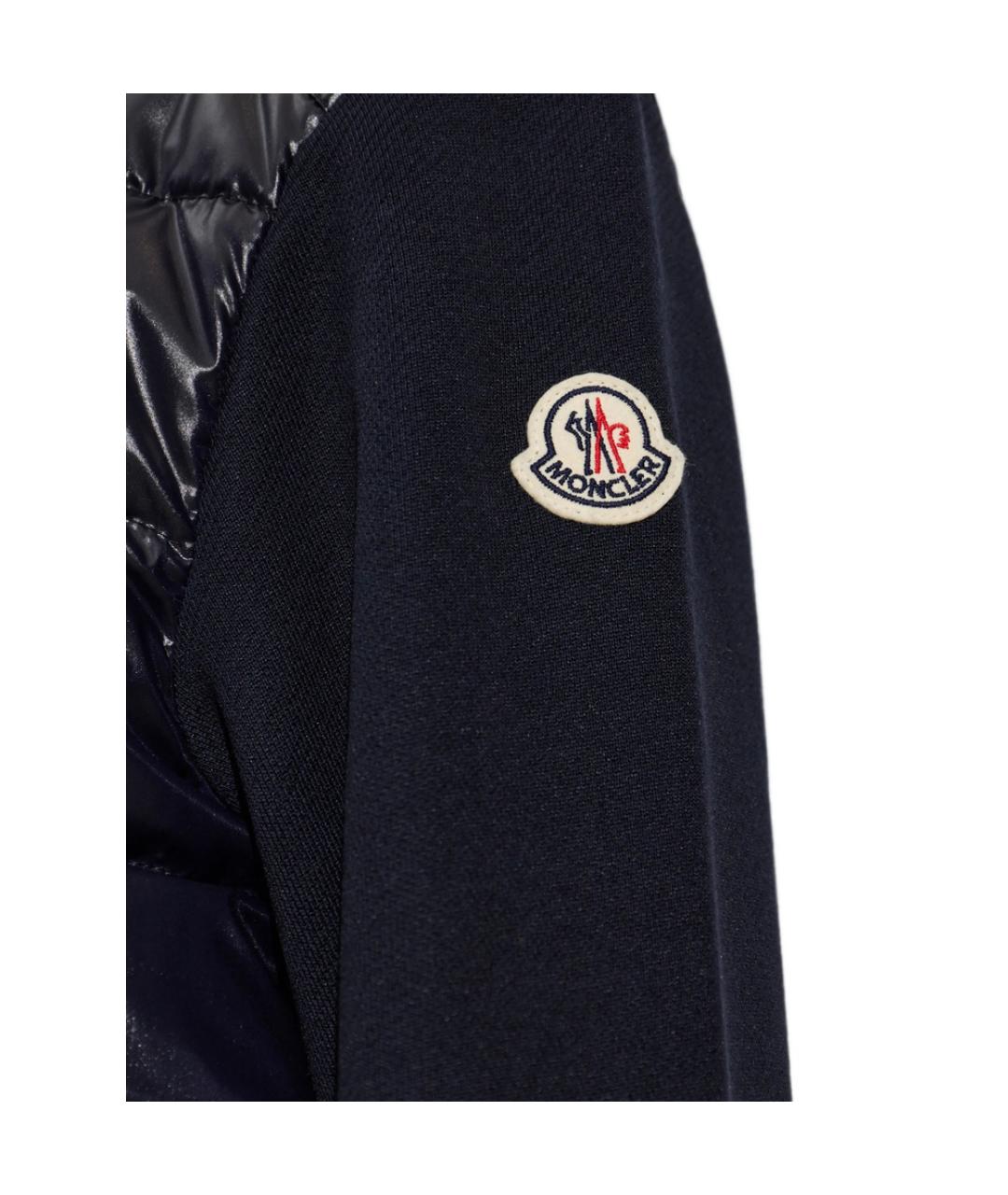 MONCLER Синяя хлопковая куртка, фото 3