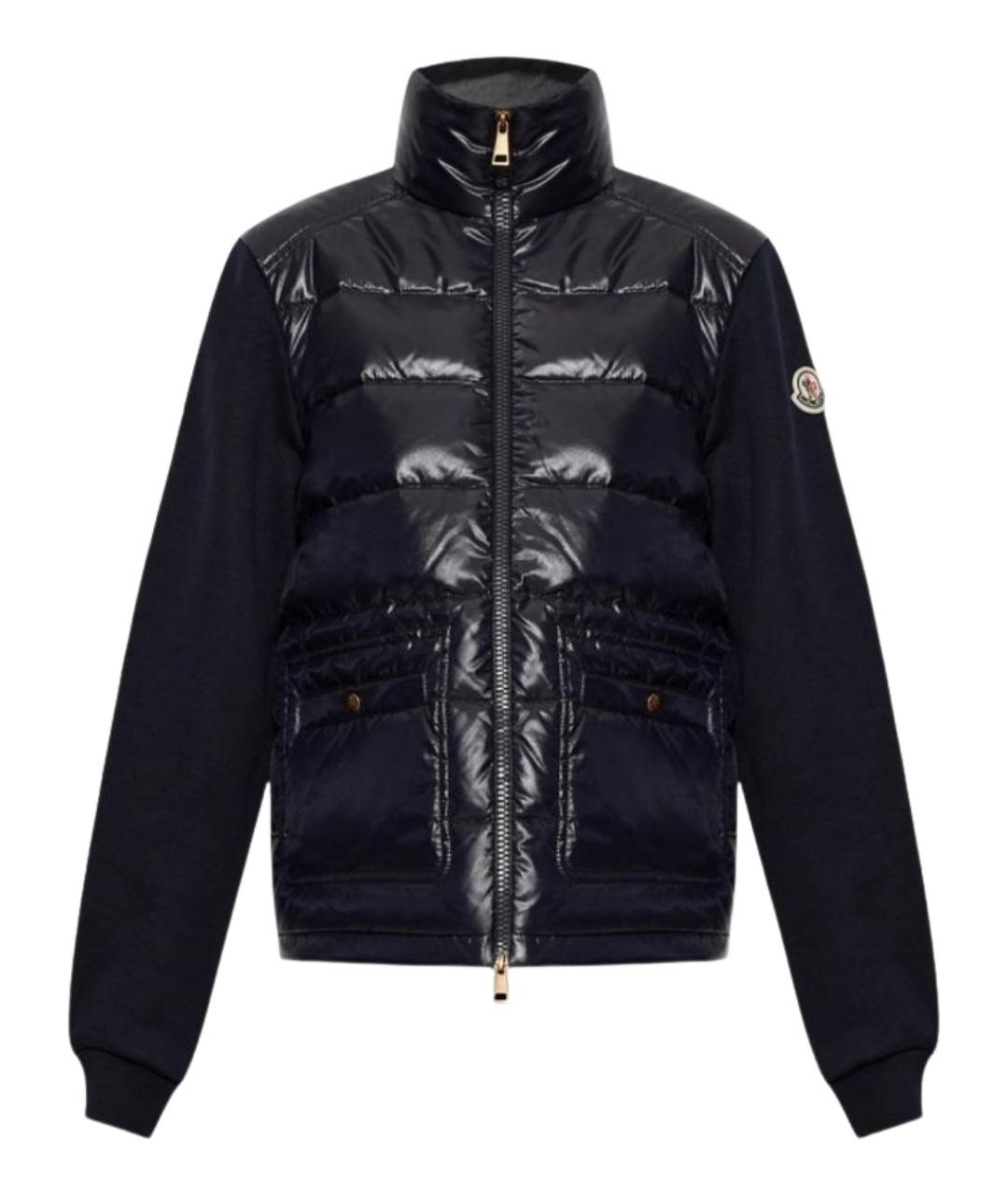 MONCLER Синяя хлопковая куртка, фото 1