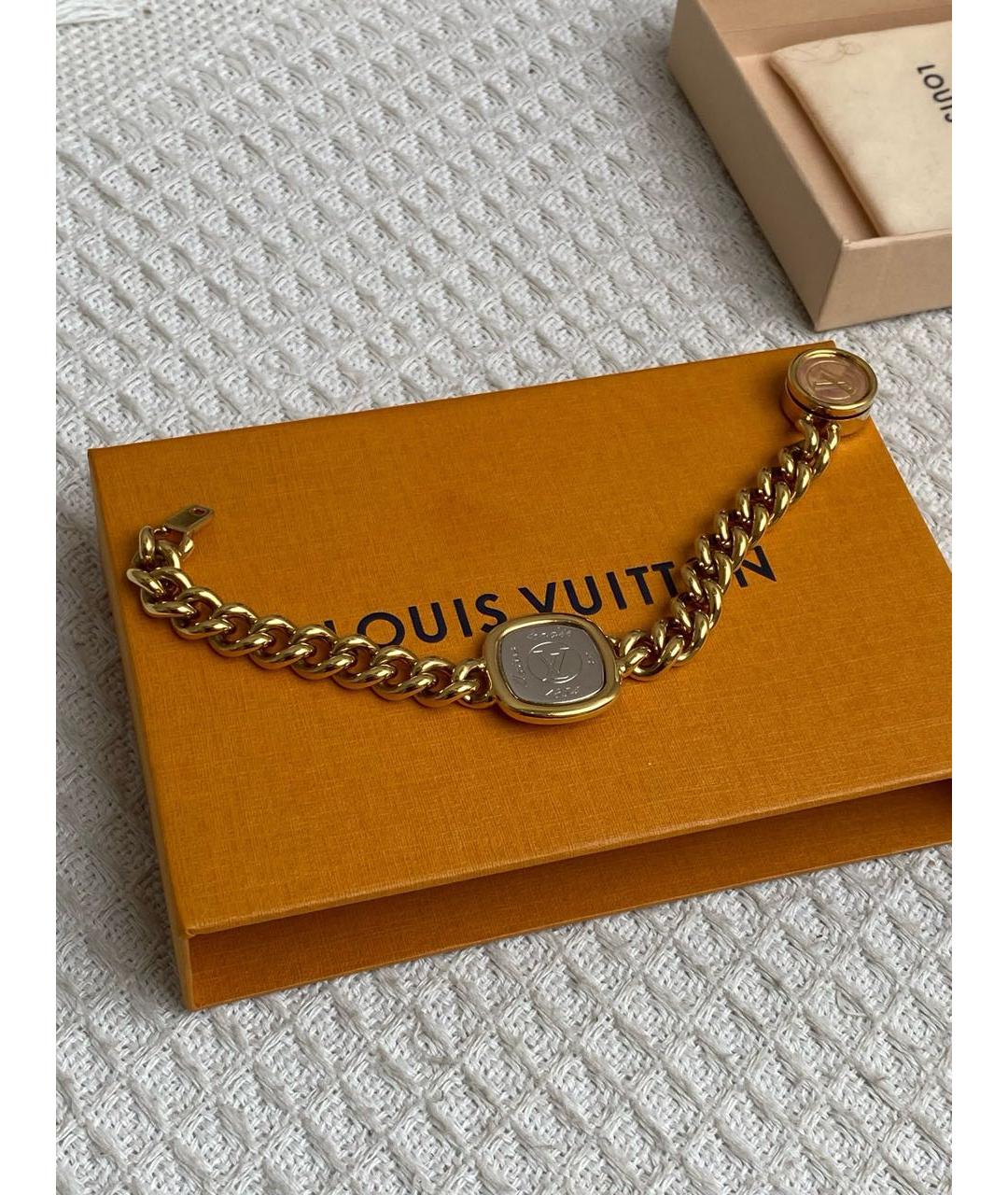 LOUIS VUITTON Золотой браслет, фото 5