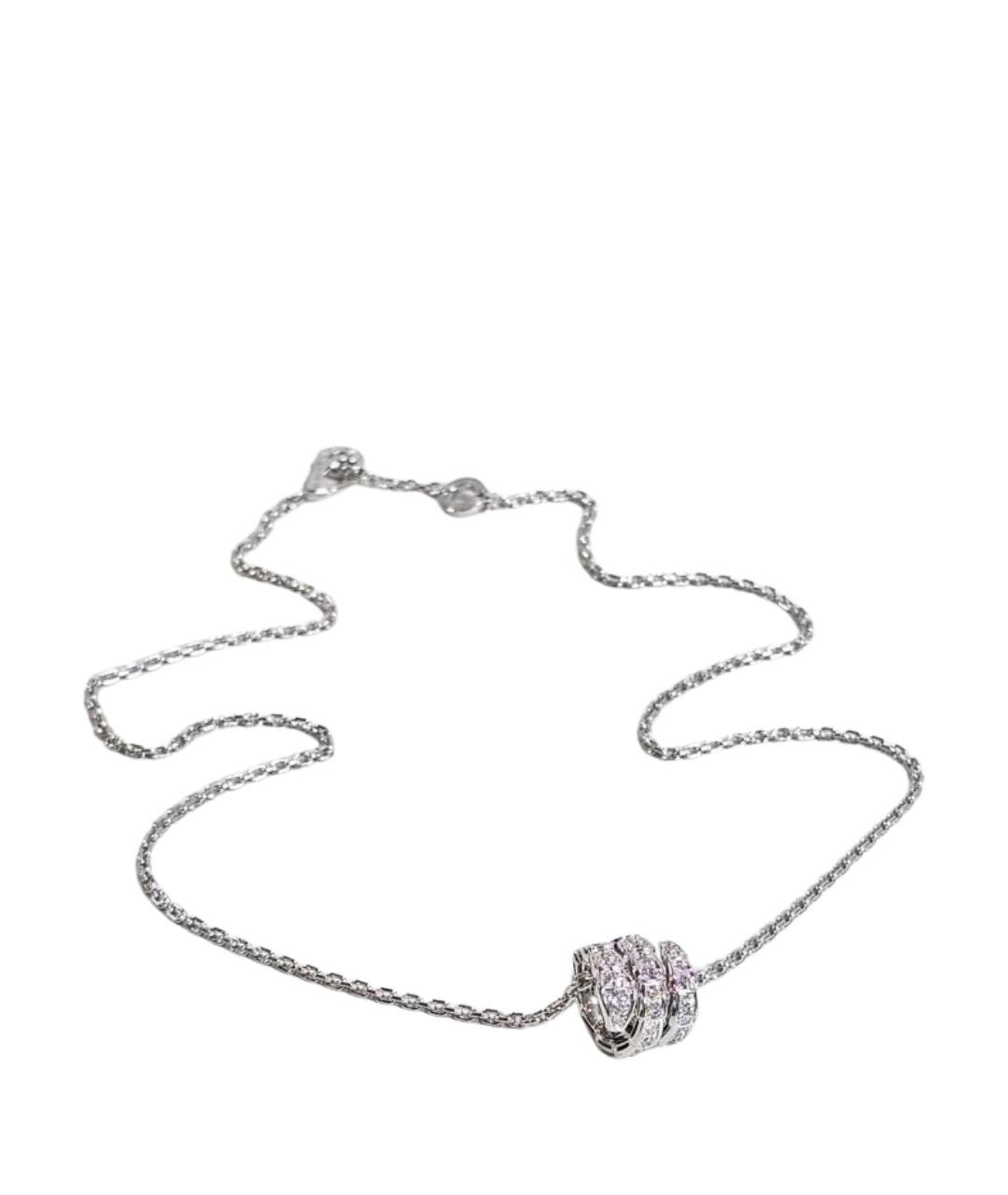 BVLGARI Серебряная подвеска из белого золота, фото 1