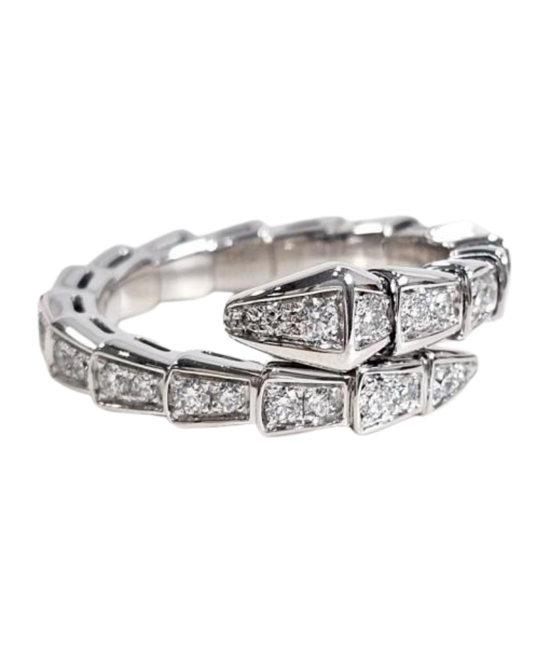 BVLGARI Серебряное кольцо из белого золота, фото 1