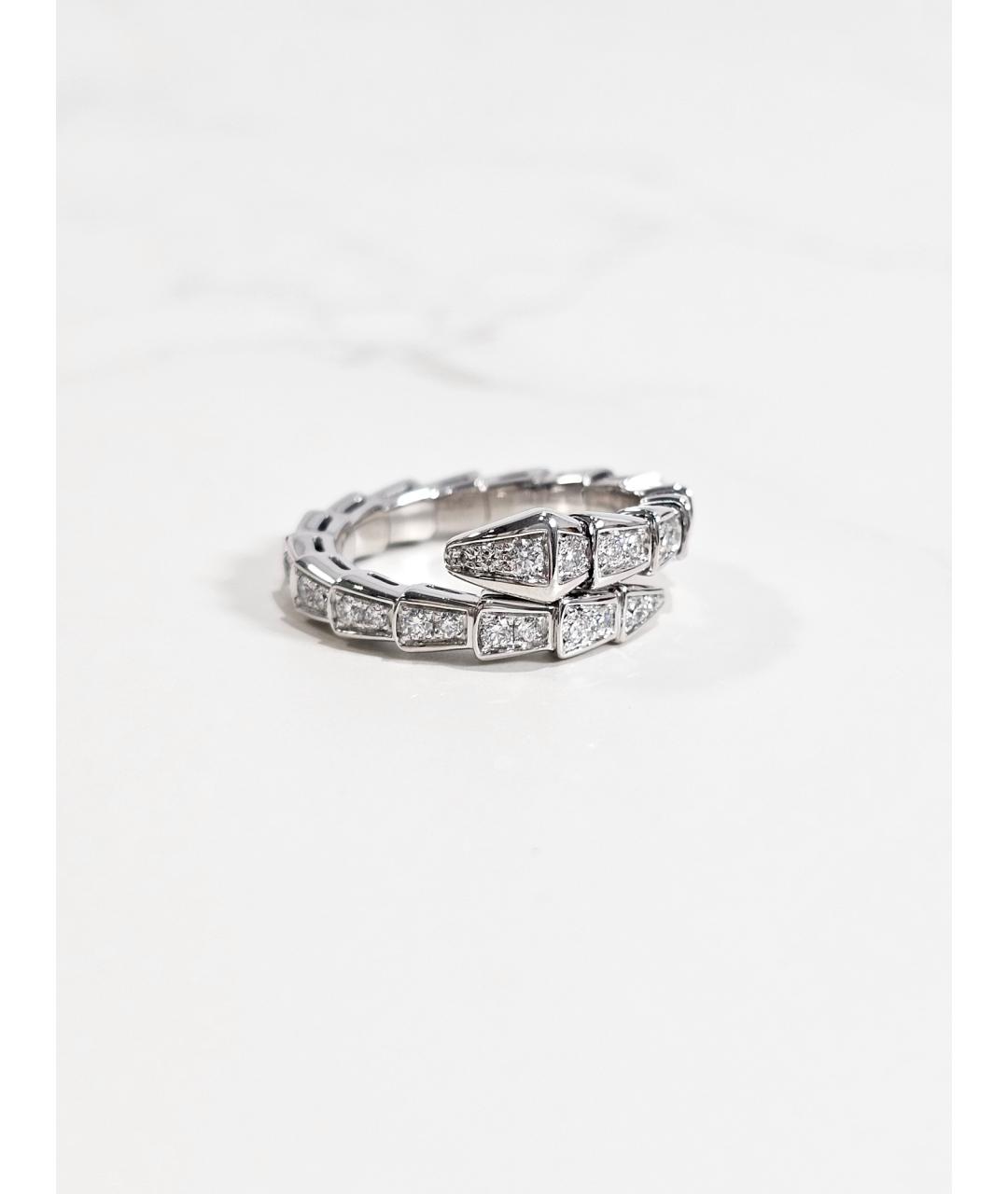 BVLGARI Серебряное кольцо из белого золота, фото 4