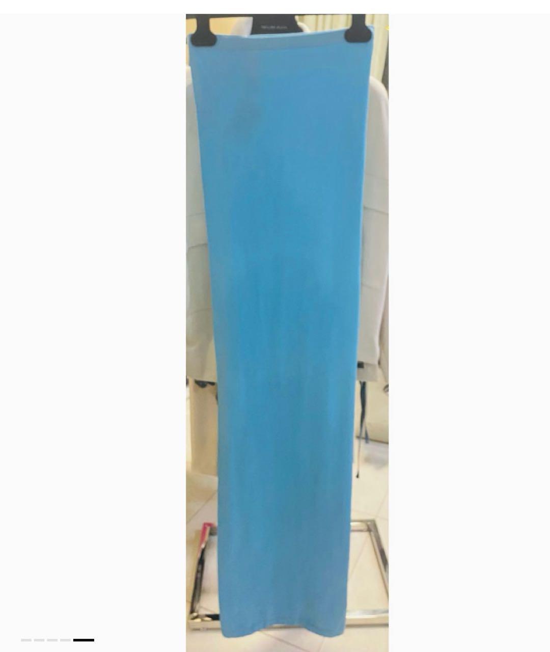 WOLFORD Бирюзовое полиэстеровое коктейльное платье, фото 3