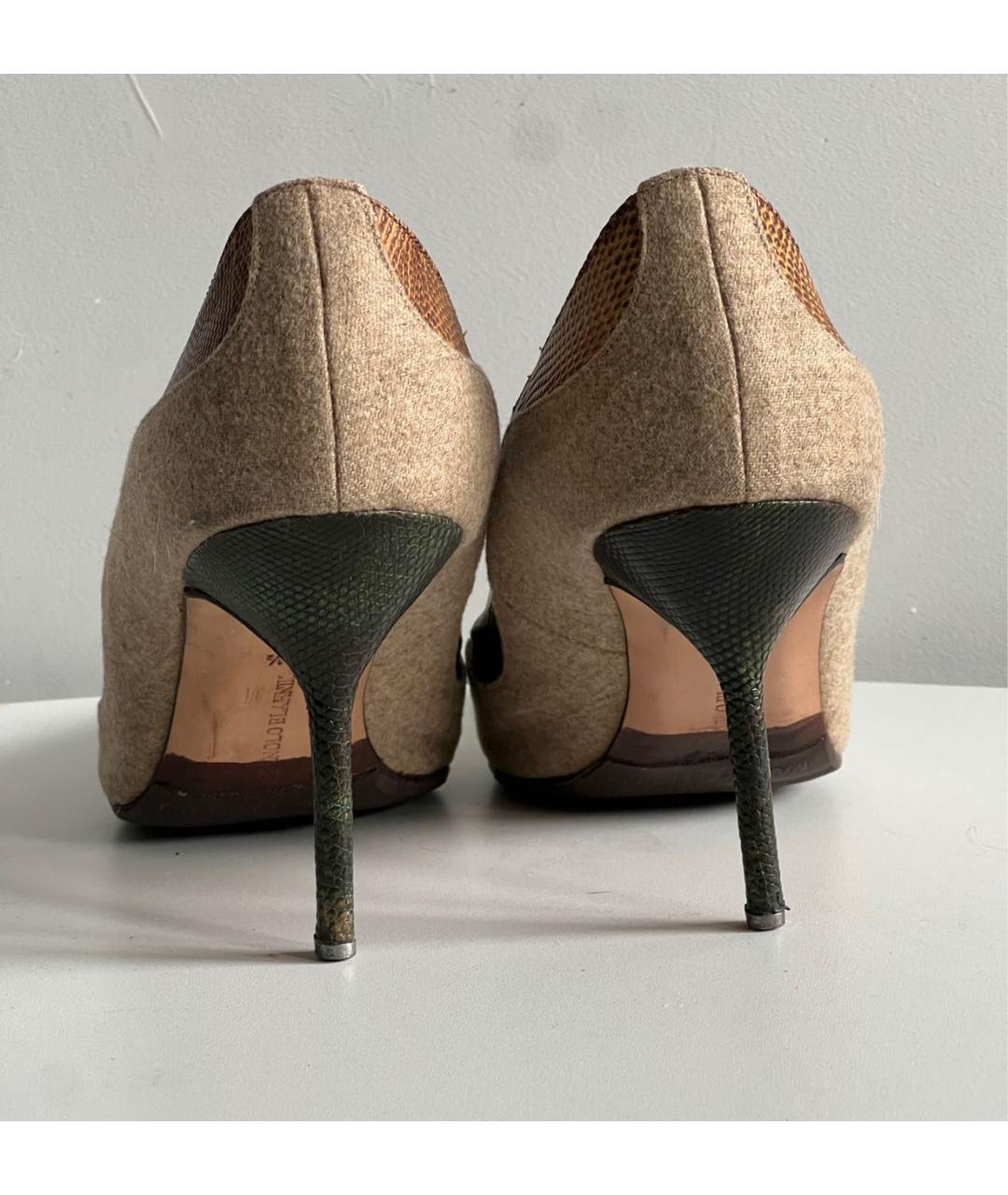 MANOLO BLAHNIK Мульти кожаные туфли, фото 5