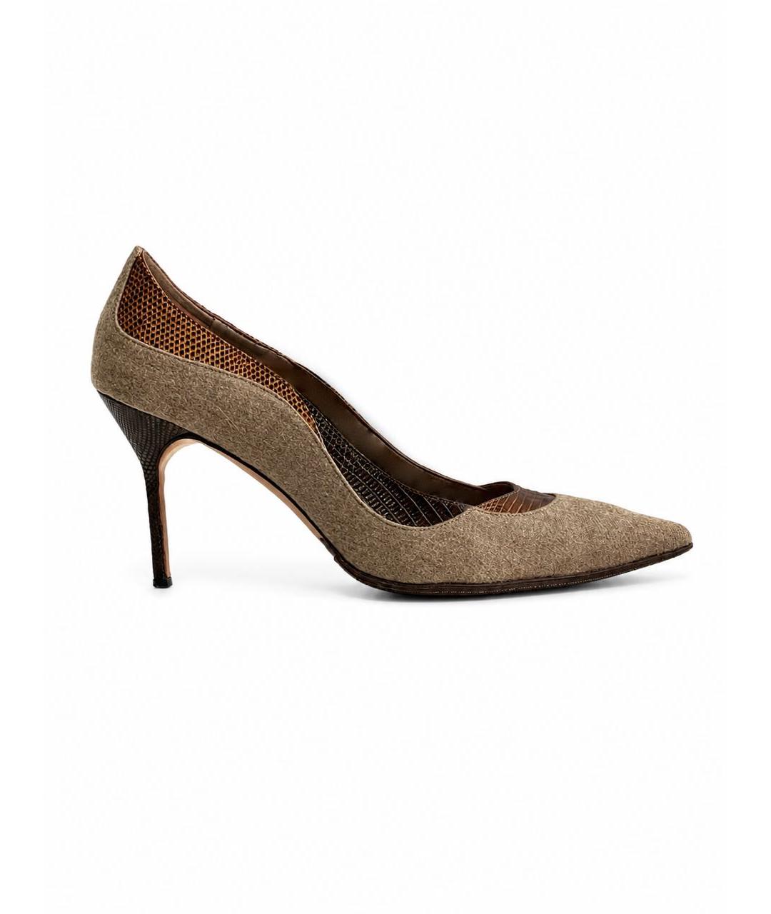 MANOLO BLAHNIK Мульти кожаные туфли, фото 7