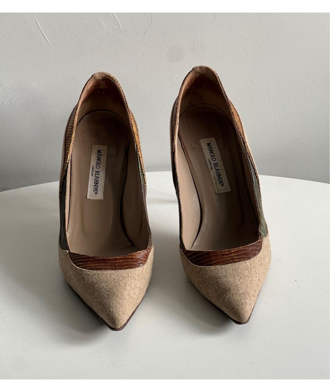 MANOLO BLAHNIK Мульти кожаные туфли, фото 4
