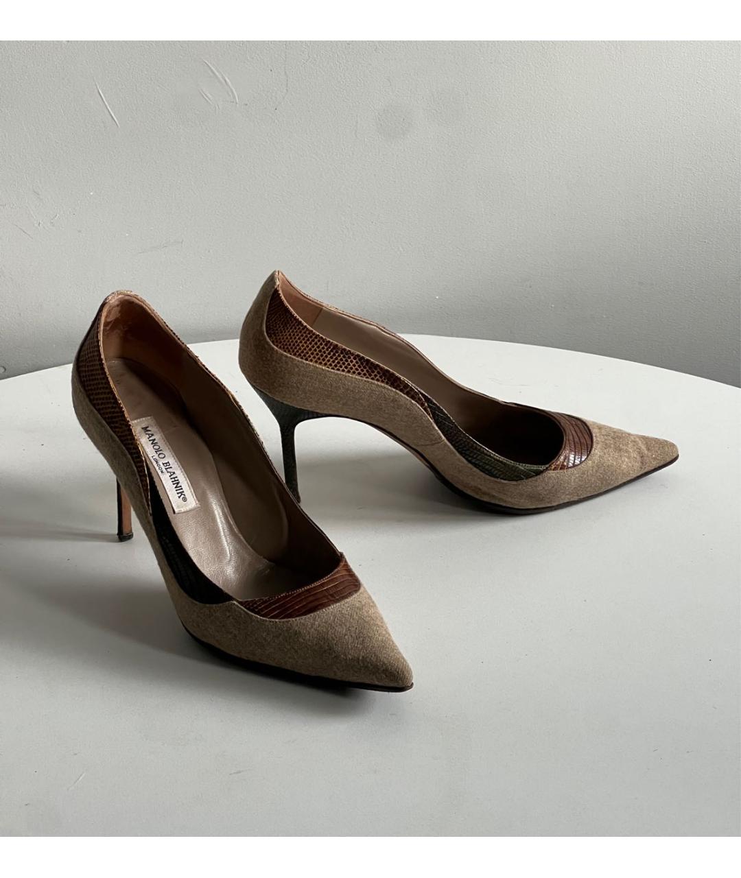 MANOLO BLAHNIK Мульти кожаные туфли, фото 2